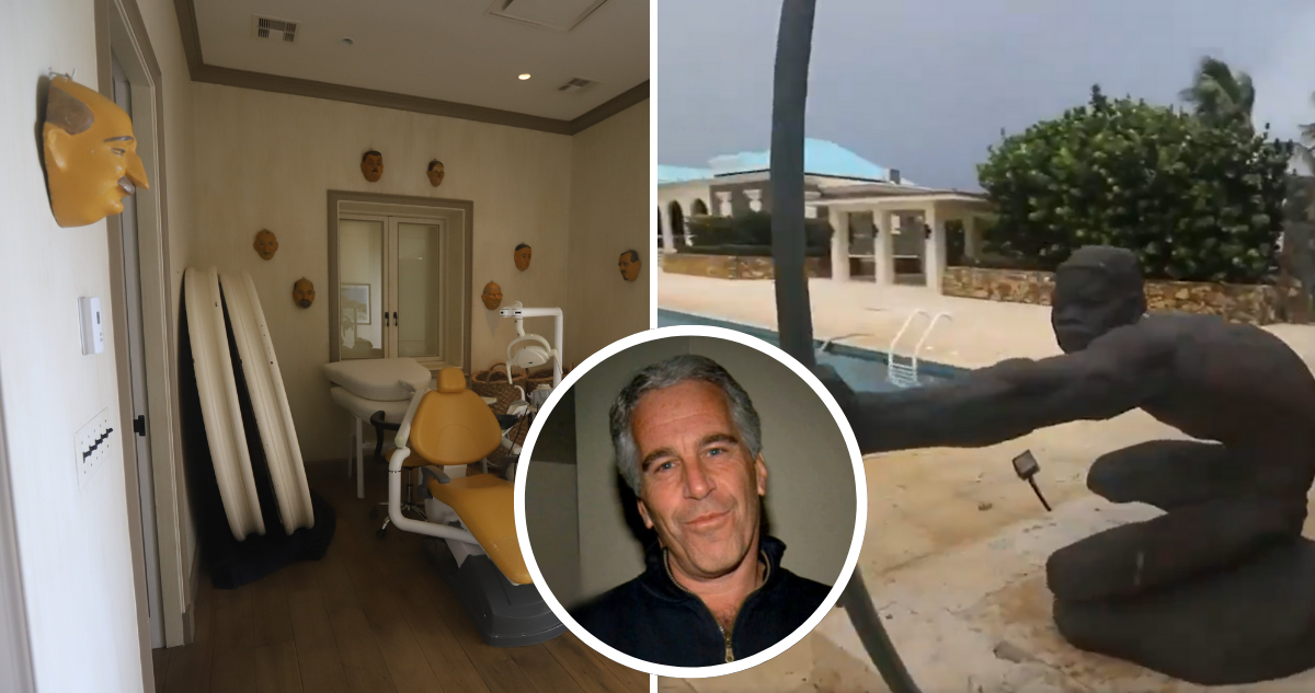 Imágenes inéditas de la isla de Epstein