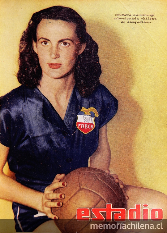 Pauchard en edición de la revista Estadio. 