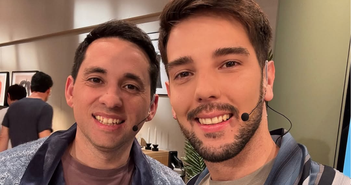 José María del Pino y su esposo, Pedro Carlos Ozimica