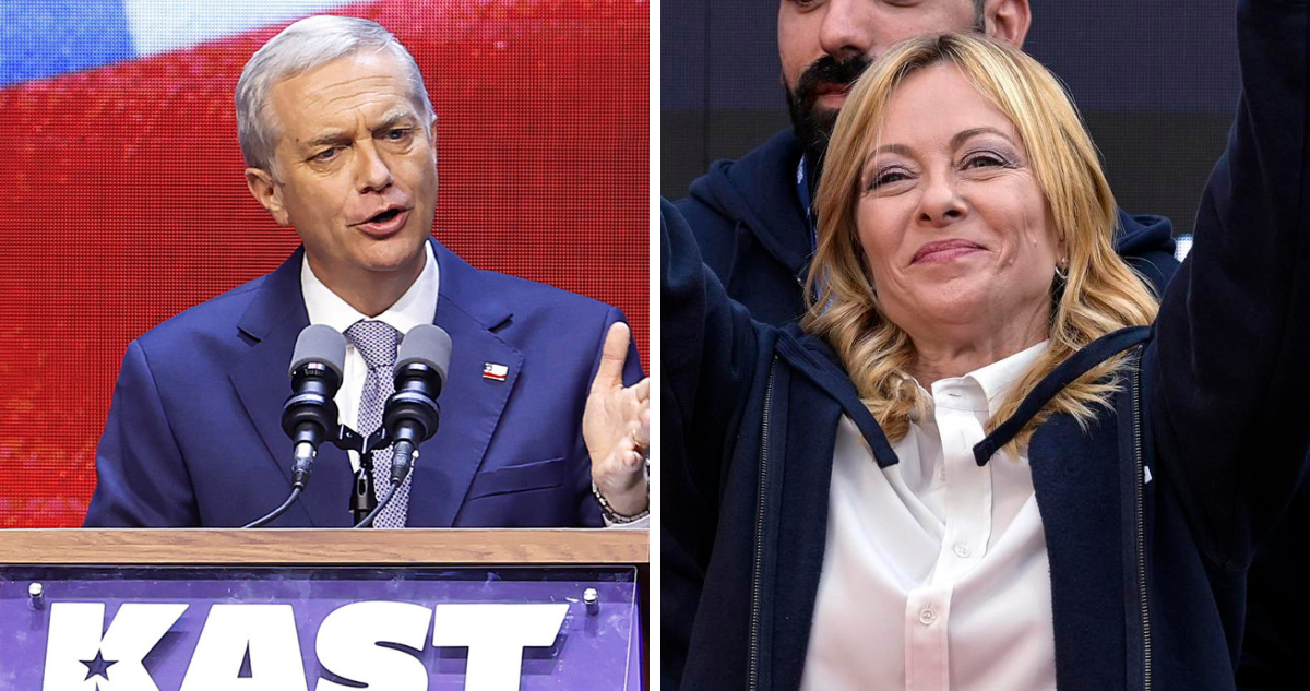 “Felicito a mi amigo”: Las palabras de Meloni a José Antonio Kast tras su victoria en el balotaje
