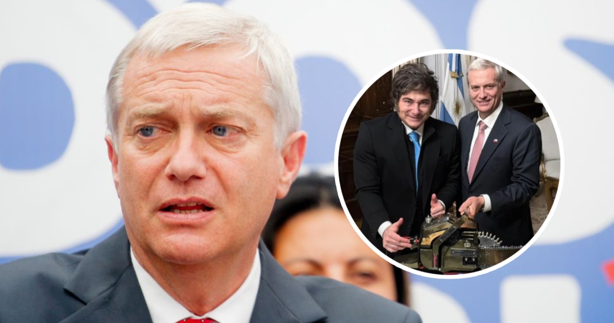 Kast le baja el perfil a foto con motosierra de Milei y asegura que "cada país tiene su realidad"