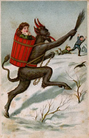 Cuál es el origen del Krampus, la bestia navideña que castiga a los niños que se portaron mal