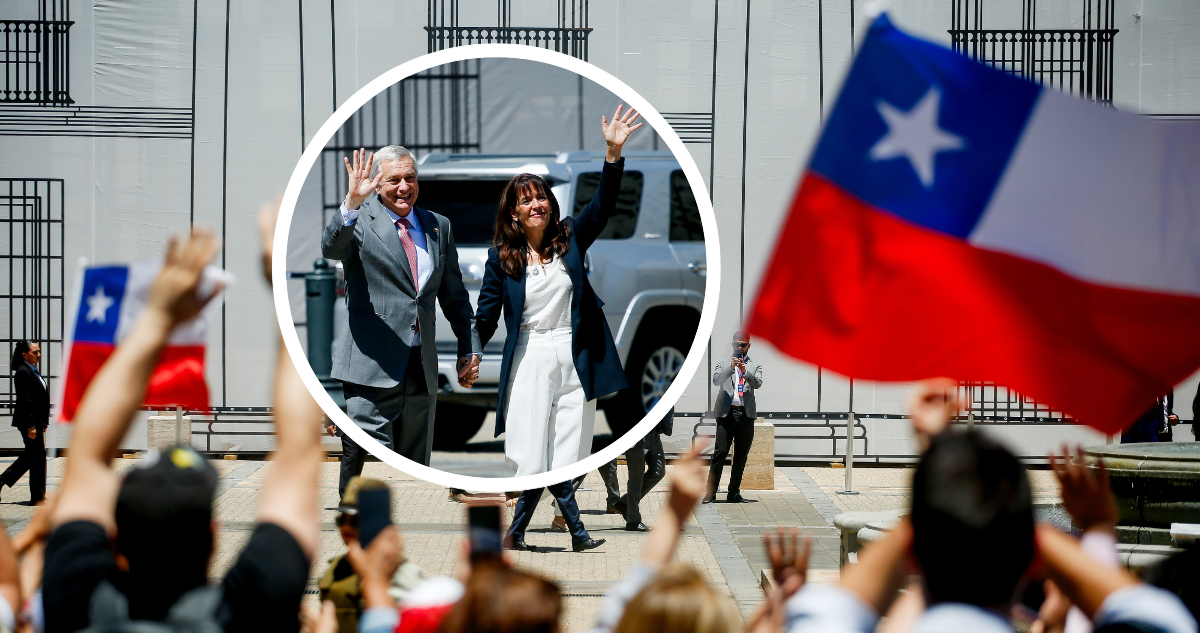 Kast llegando a La Moneda