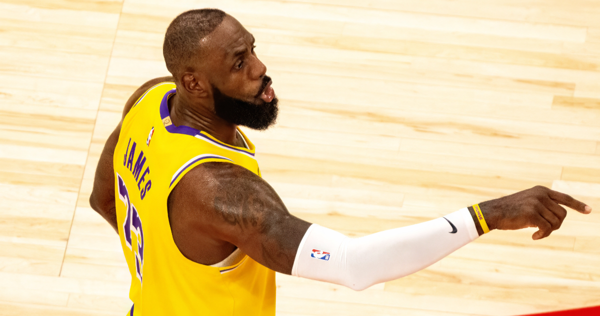 Lebron James ante Raptors en NBA