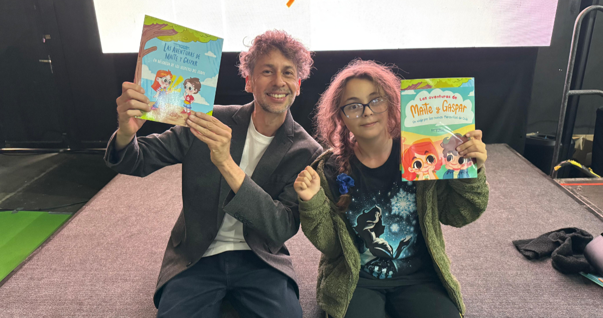 Libros de Maite y Gaspar narran a niños de todo Chile cómo la minería forma parte de la cotidianidad