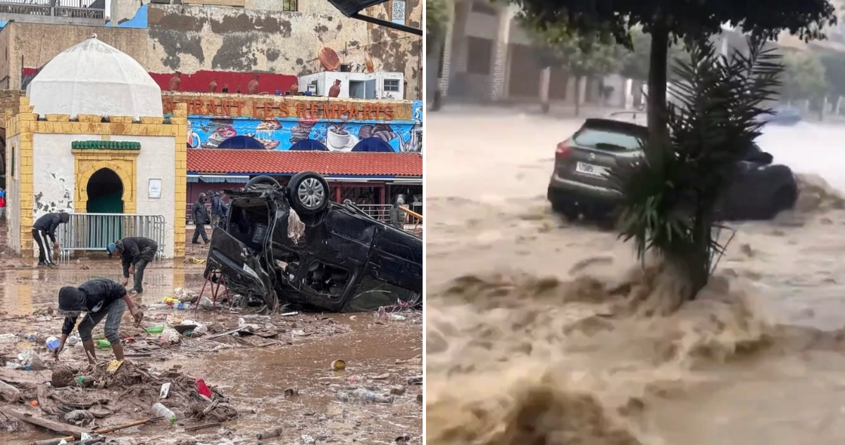 Lluvia en Marruecos