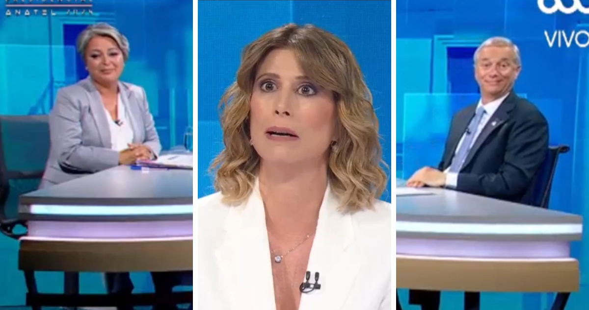 Jeannette Jara, José Antonio Kast y Maca Pizarro en el debate Anatel