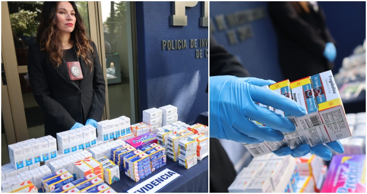 Medicamentos incautados en Ñuble