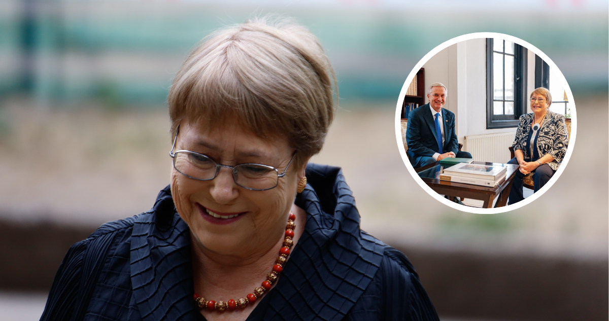 MIchelle Bachelet y reunión de Bachelet y Kast