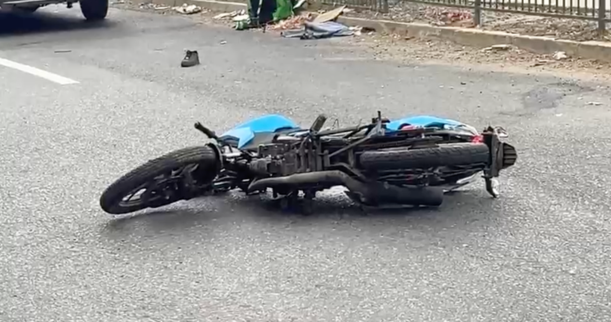 Motociclista queda grave tras protagonizar accidente en Pudahuel