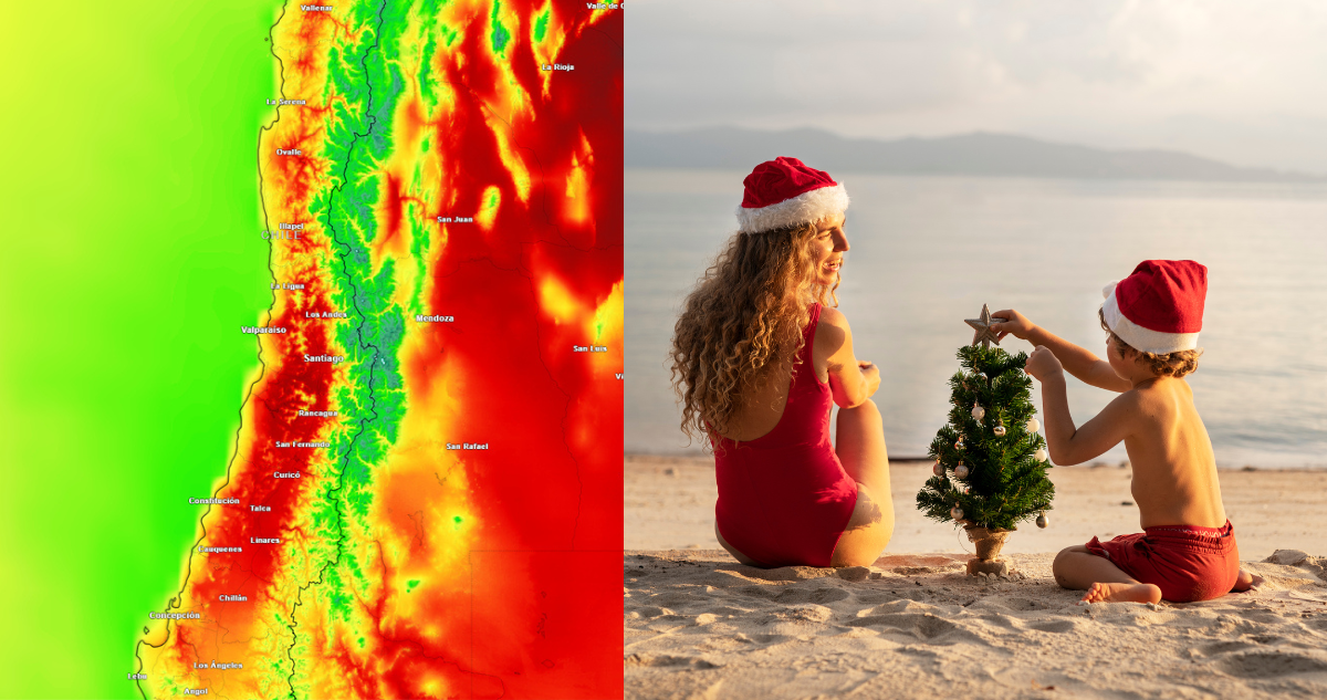 ¿Calurosa Navidad? Pronostican altas temperaturas para la zona central durante 24 y 25 de diciembre