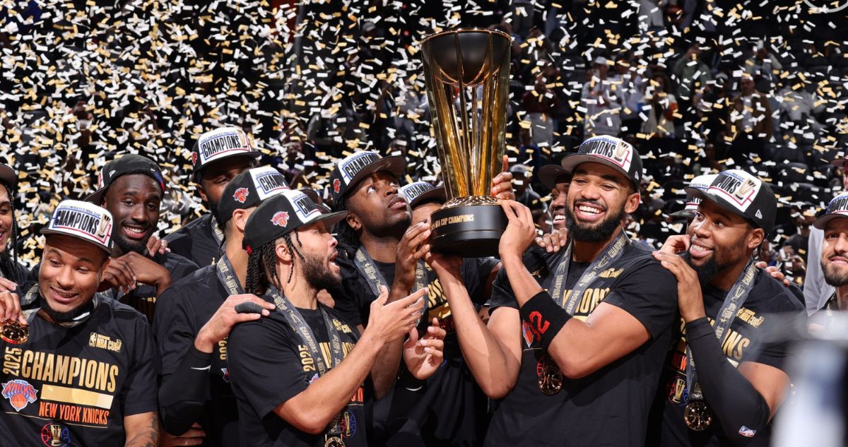 New York Knicks conquistaron la NBA Cup ante los Spurs.