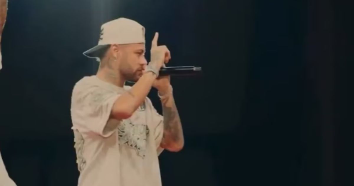 Neymar y su mensaje a Carlo Ancelotti en pleno recital