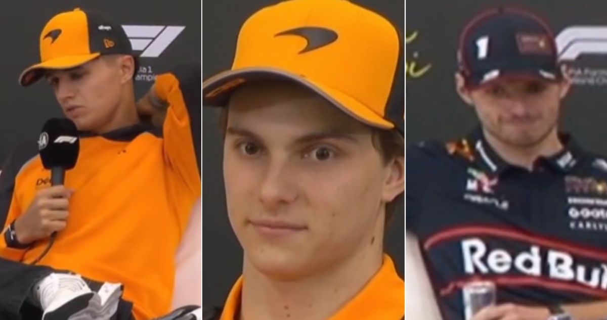 Lando Norris, Oscar Piastri y Max Verstappen protagonistas en conferencia previa del GP de Abu Dabi, el último del año en la F1