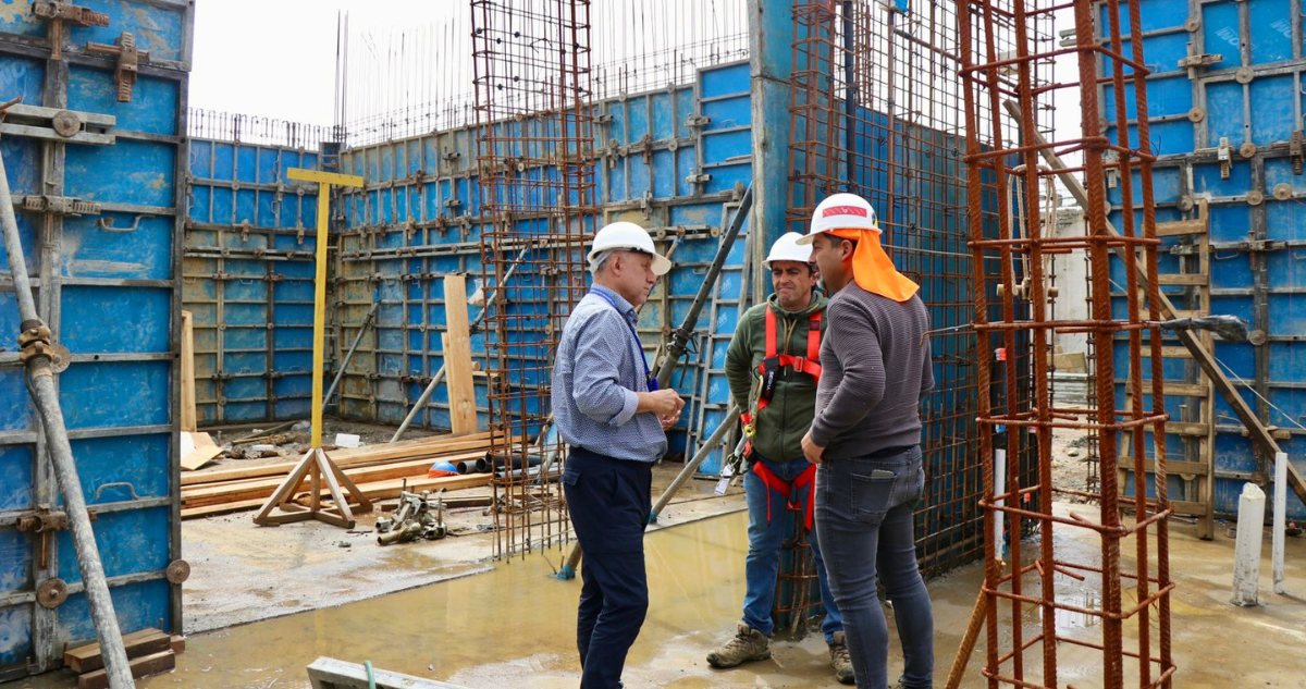 Avances en obras de Cesfam de Bahía Mansa