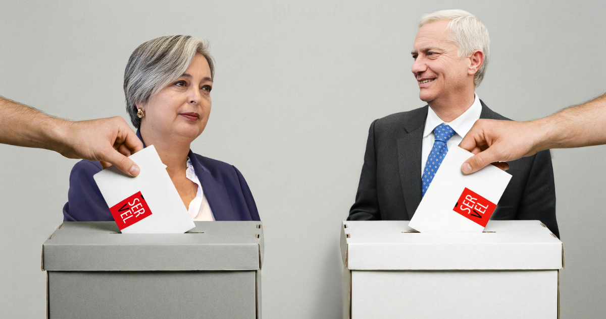 Así se verá la papeleta durante la segunda vuelta presidencial de este domingo