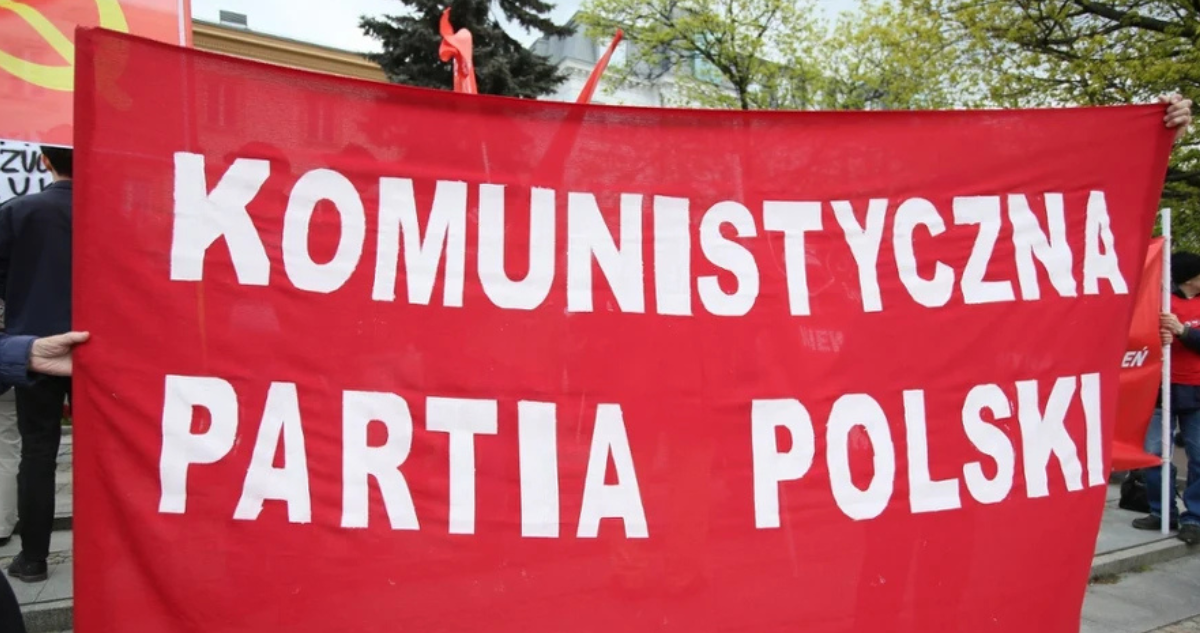 bandera comunista de Polonia