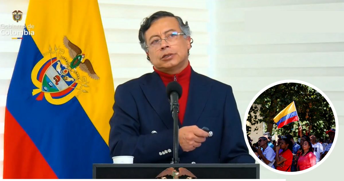 Gustavo Petro llama a colombianos a volver a su país