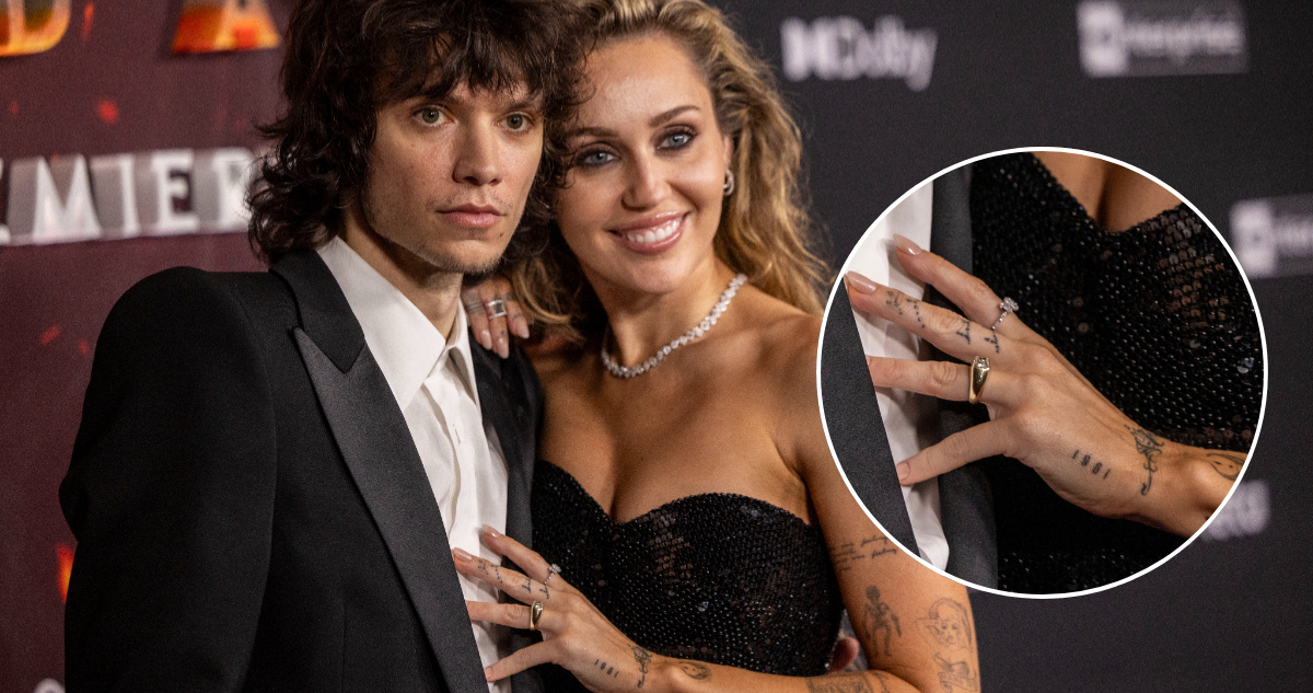 Miley Cyrus reveló que está comprometida