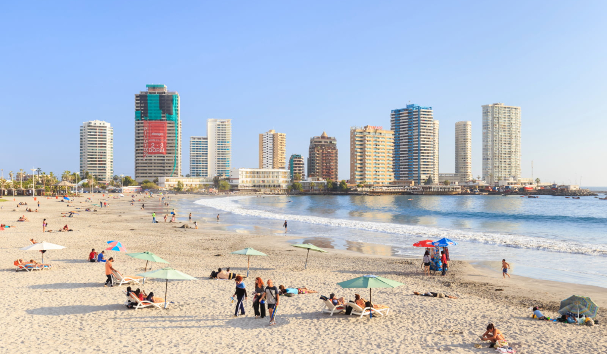 Playa Cavancha en Iquique
