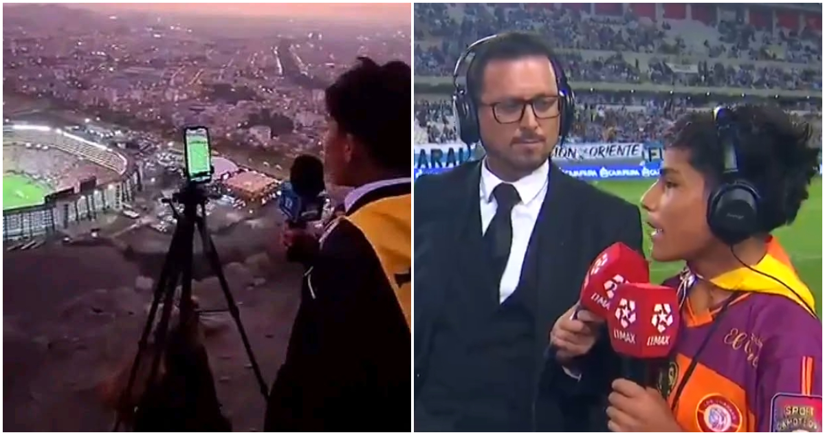Pol Deportes el niño que transmitió final de Libertadores en Perú
