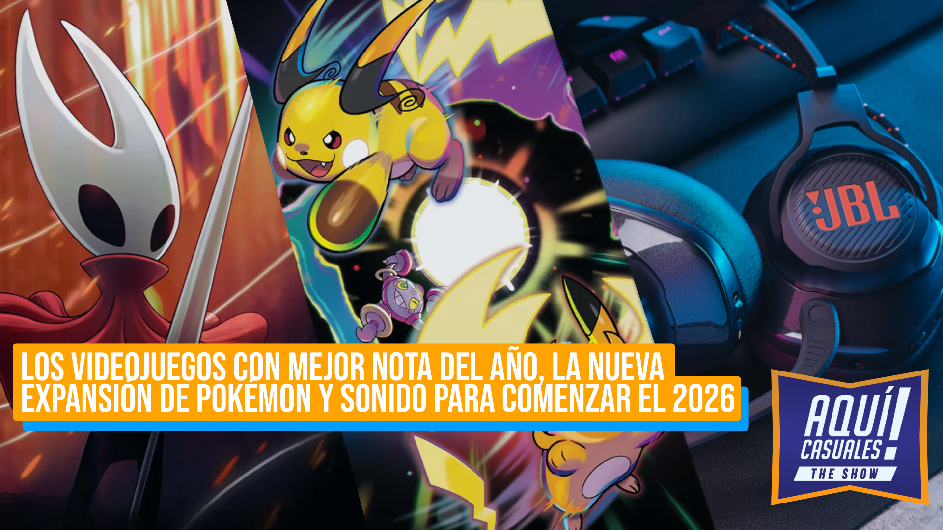 Los videojuegos con mejor nota del año, la nueva expansión de Pokemón y sonido para comenzar el 2026