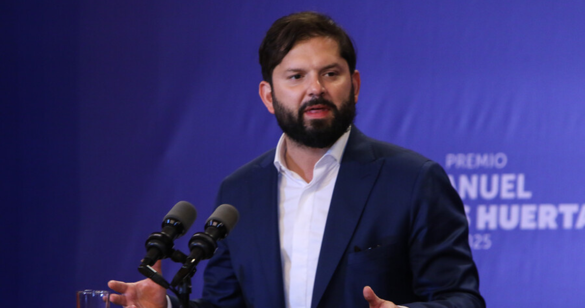 El presidente Gabriel Boric.