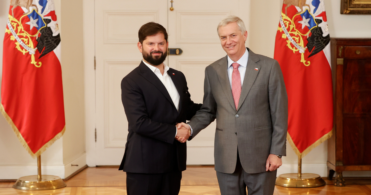 Presidente Boric recibe en La Moneda a José Antonio Kast tras su amplio triunfo en el balotaje