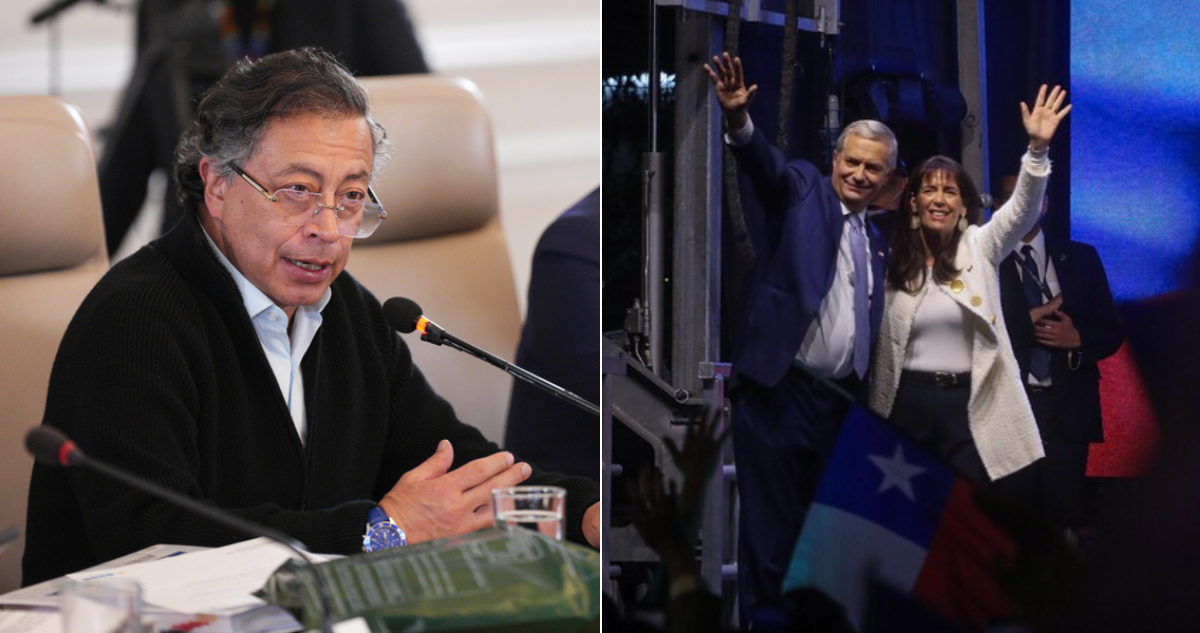 Presidente Petro tras victoria de Kast: "Por el sur y por el norte vienen los vientos de la muerte"