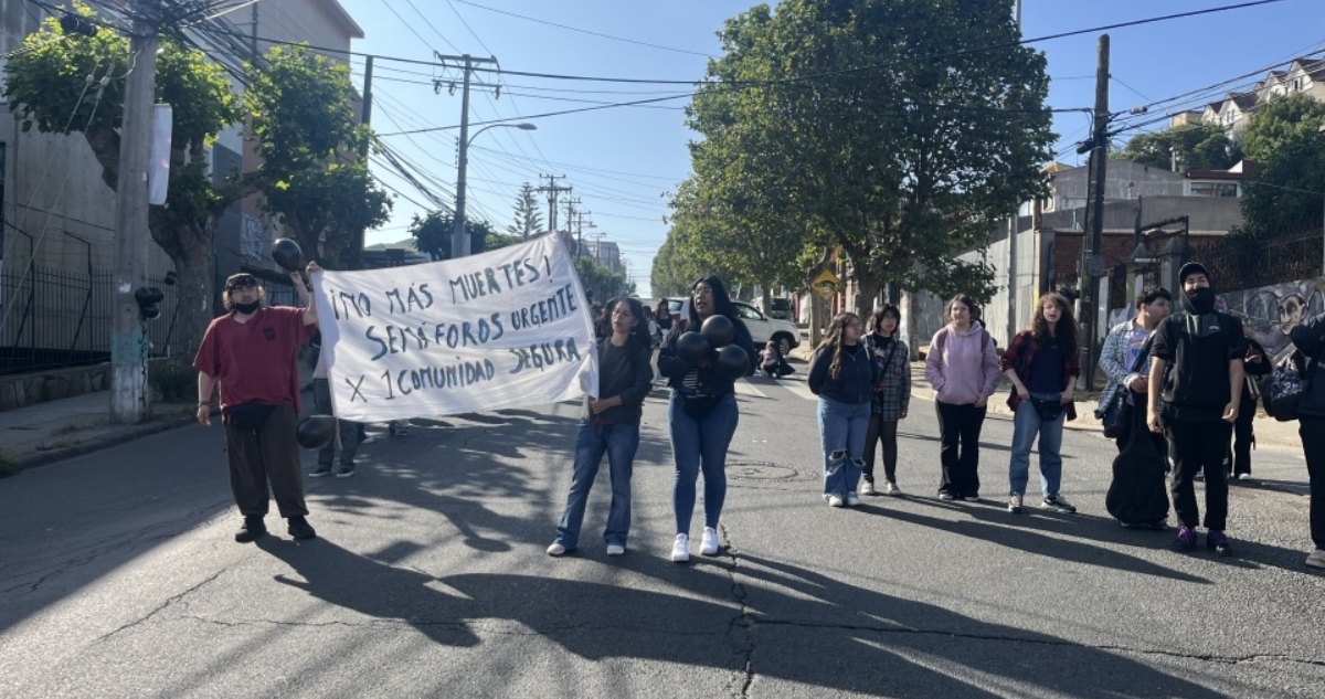 Protesta por muerte de univesitaria 