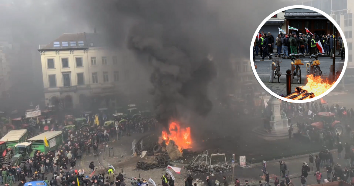 Protestas de agricultores en Bruselas