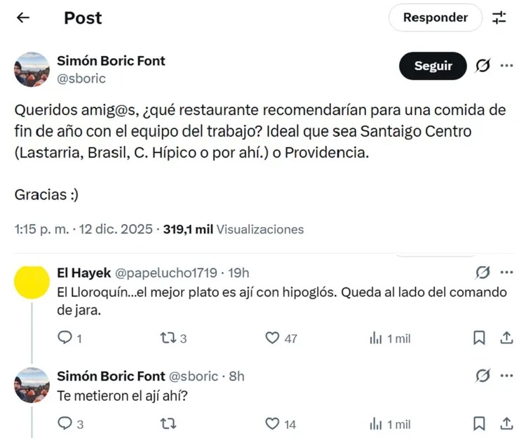 Simón Boric, Pamela Jiles