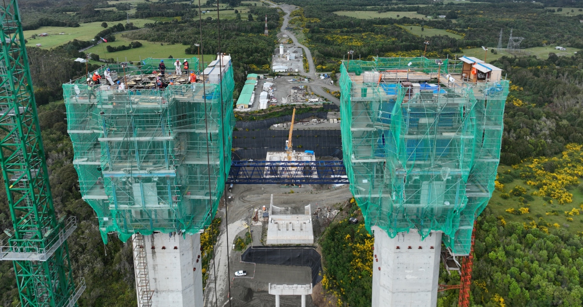 Pila sur de Puente Chacao
