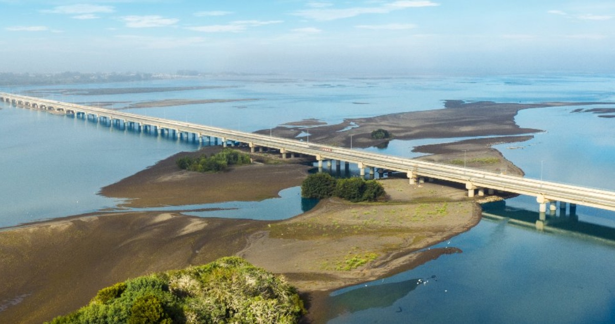 Camiones por Puente Industrial