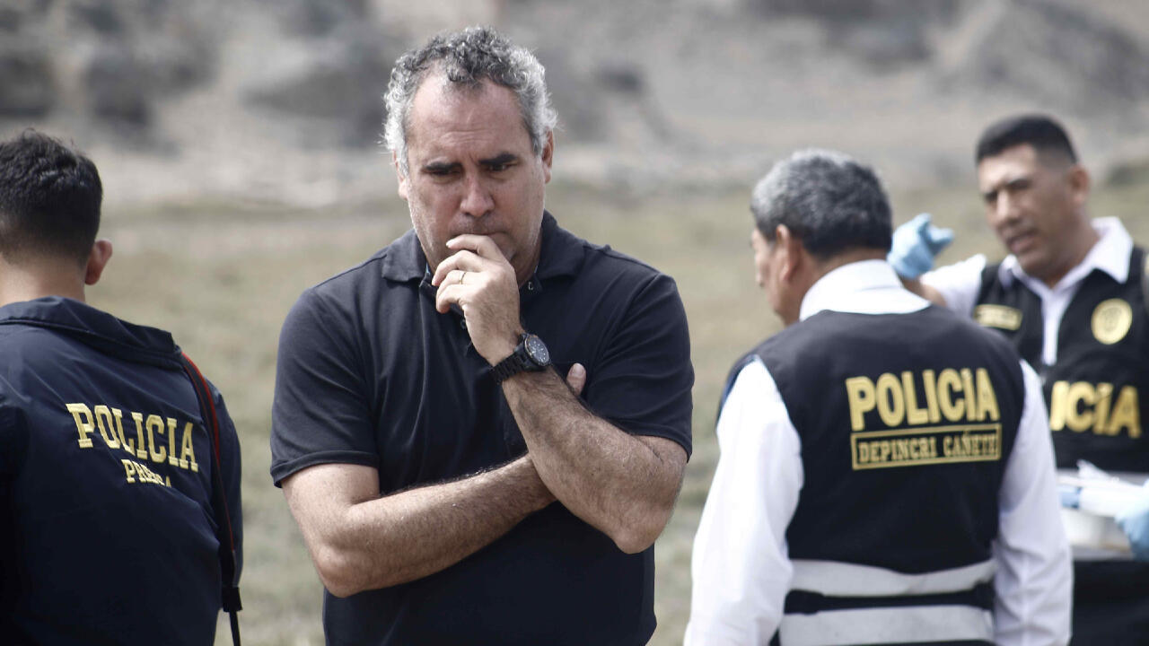 El precandidato presidencial Rafael Belaúnde