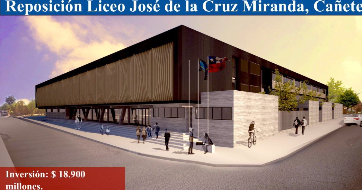 Reposición de liceo en Cañete