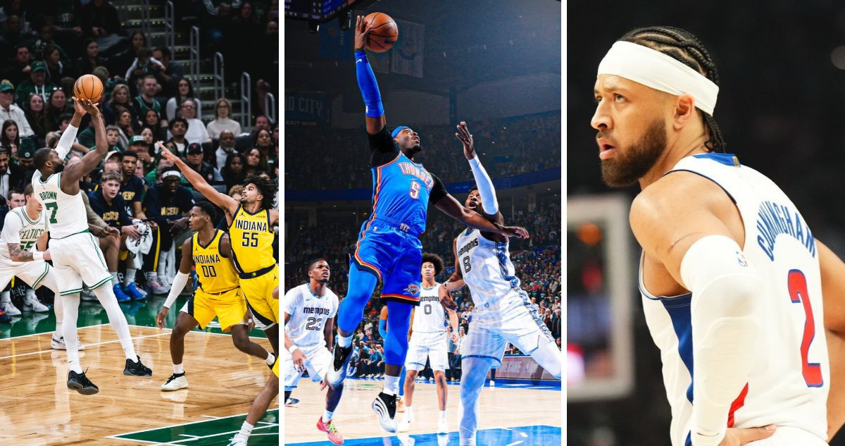 Celtics, Thunder y Pistons ganaron en noche de NBA.