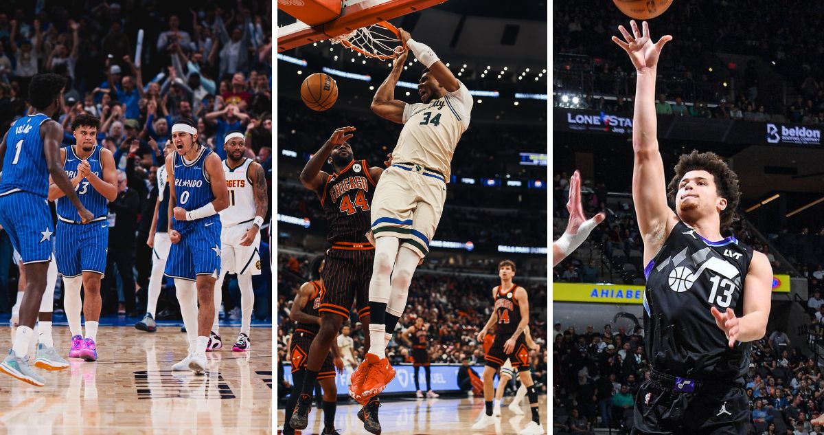 Magic, Bucks y Jazz celebraron en noche de NBA.