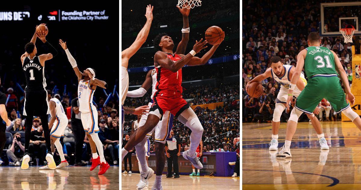 Spurs, Warriors y Rockets celebraron en noche de NBA.