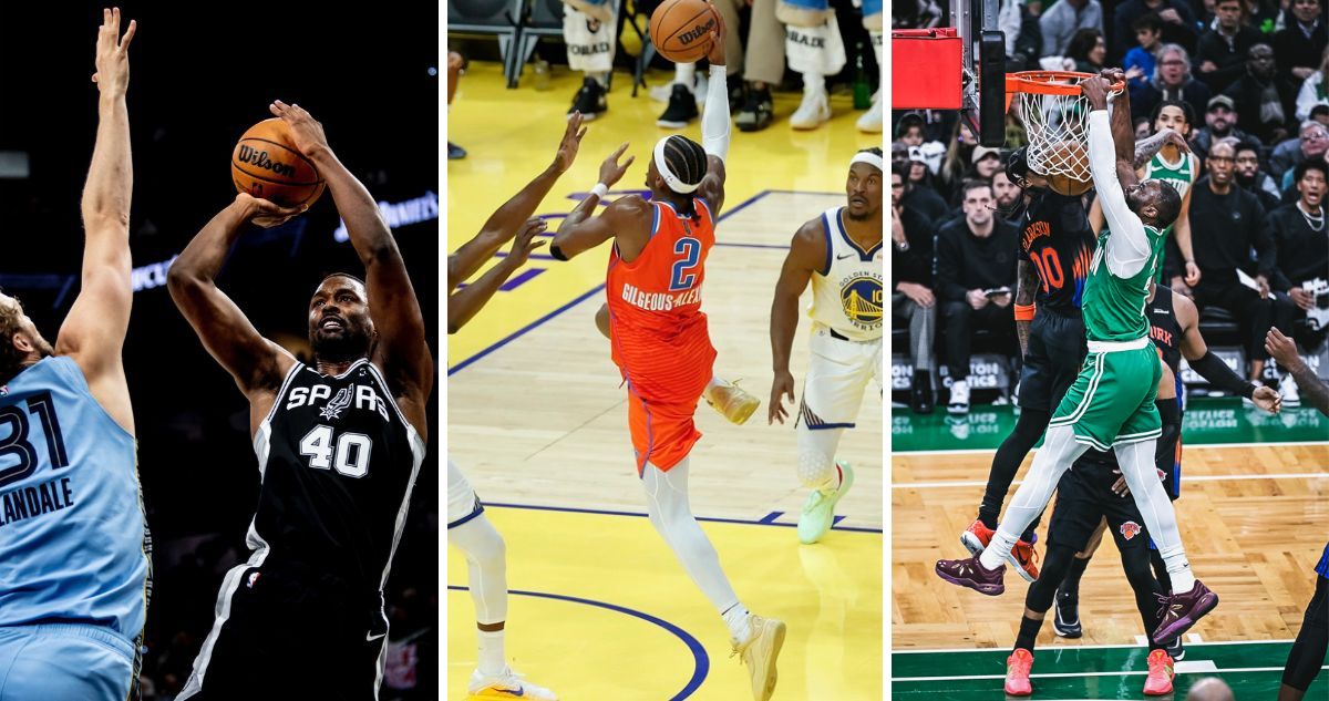 NBA dejó triunfos de Thunder, Celtics y Spurs.