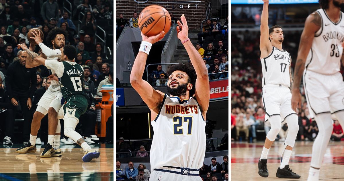 Nuggets, Bucks y Nets celebraron en noche de NBA.