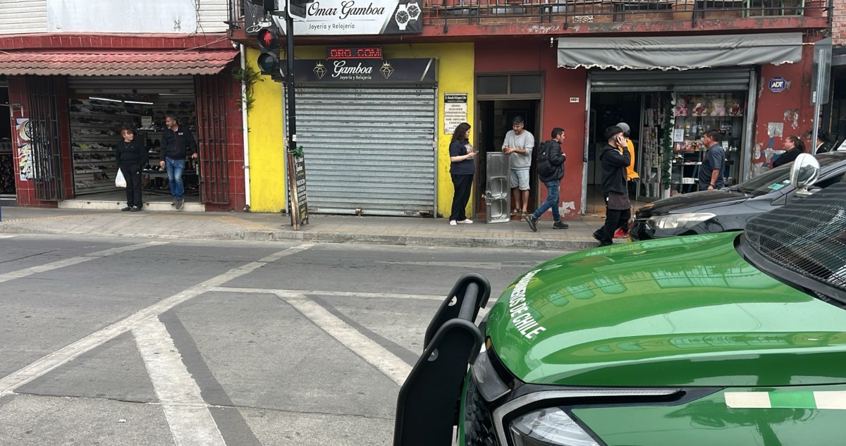 Robo en joyería de Lota