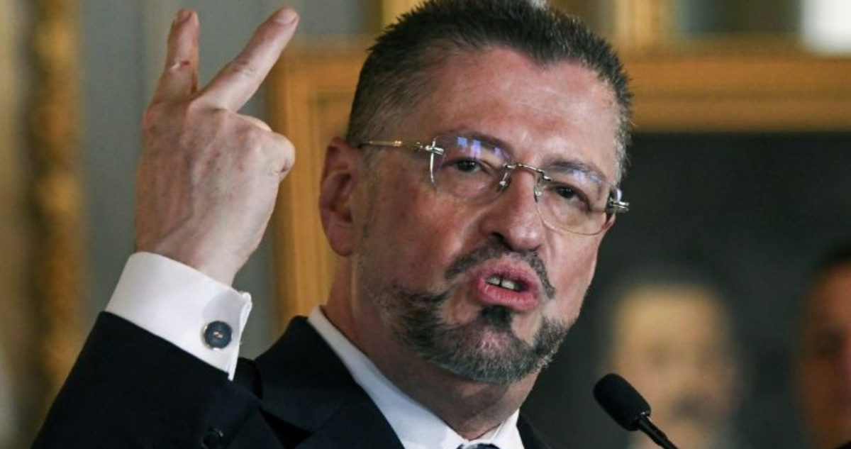 Rodrigo Chaves, presidente de Costa Rica