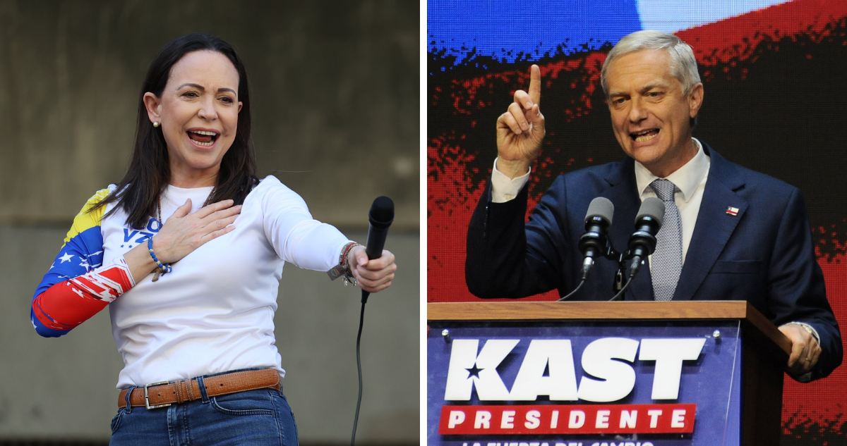 "Sabemos que contaremos con su apoyo": Machado felicita a Kast como presidente electo de Chile