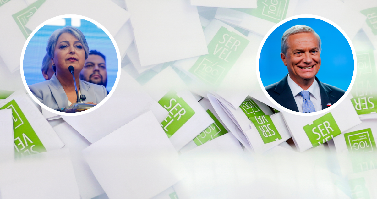 Foto de votos y fotos de Jara y Kast