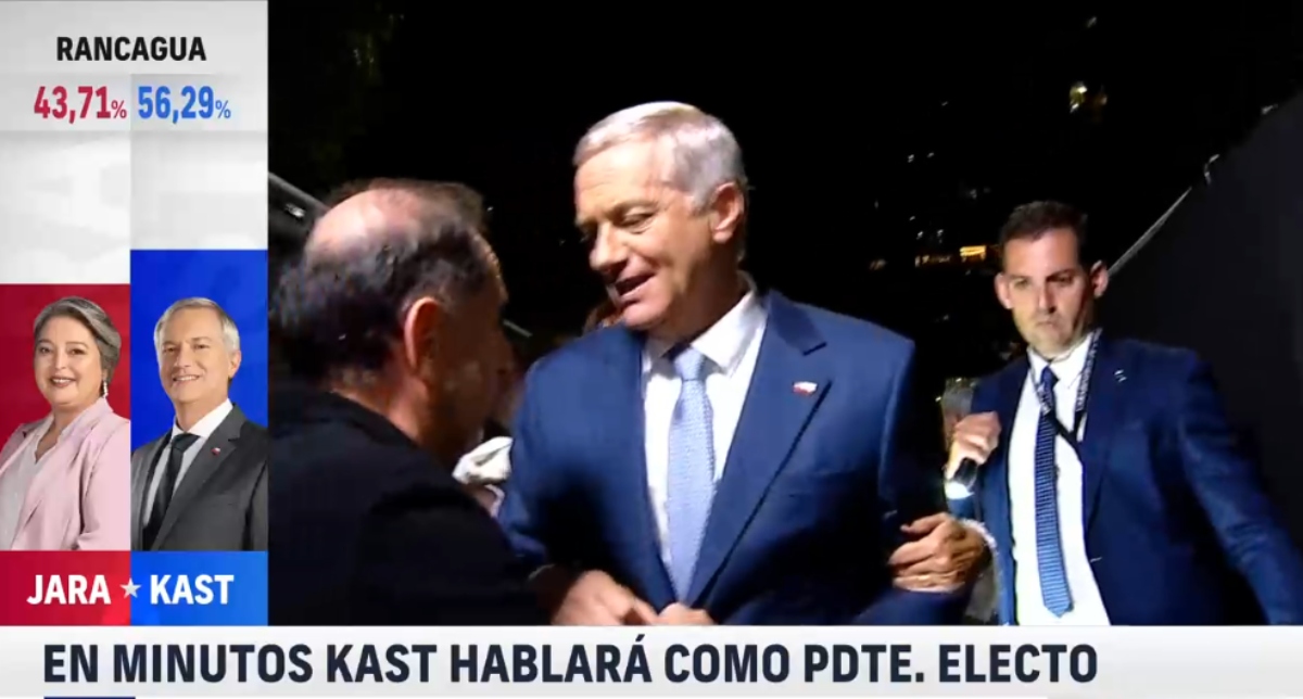 Sergio Arias: el rol del "sastre de la TV" el día del triunfo de José Antonio Kast 