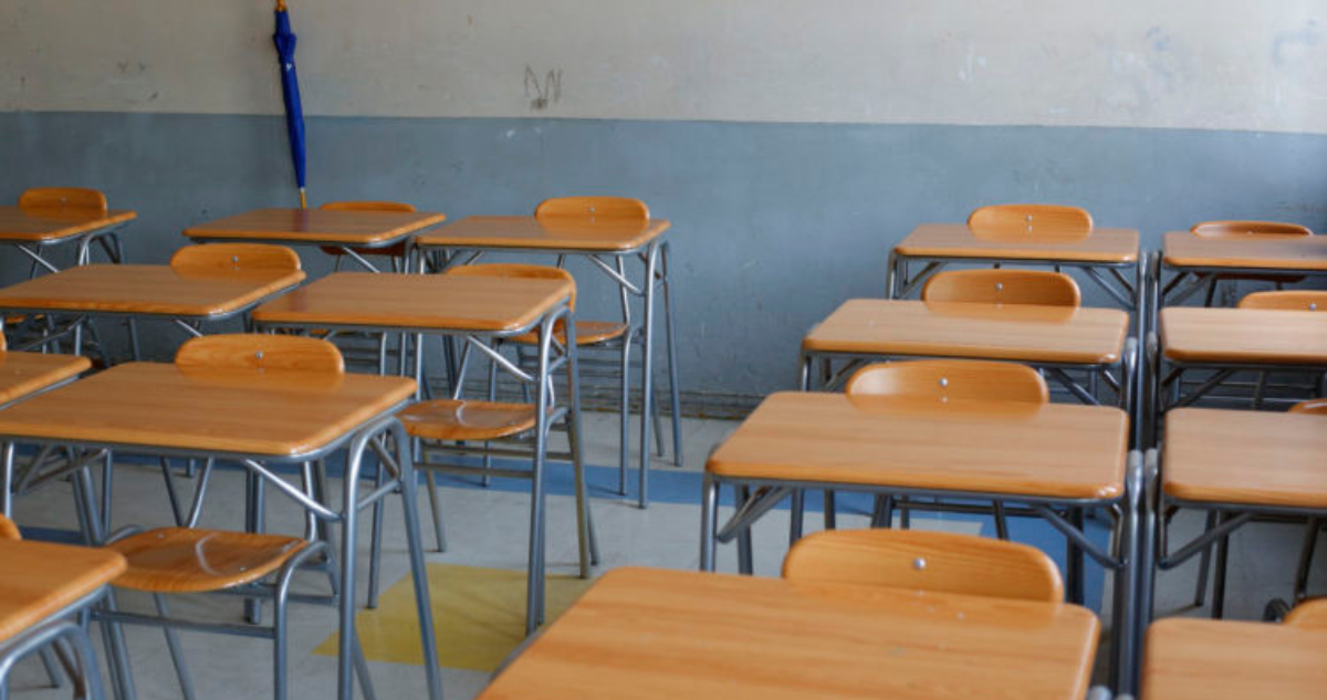 Sala de clases vacía