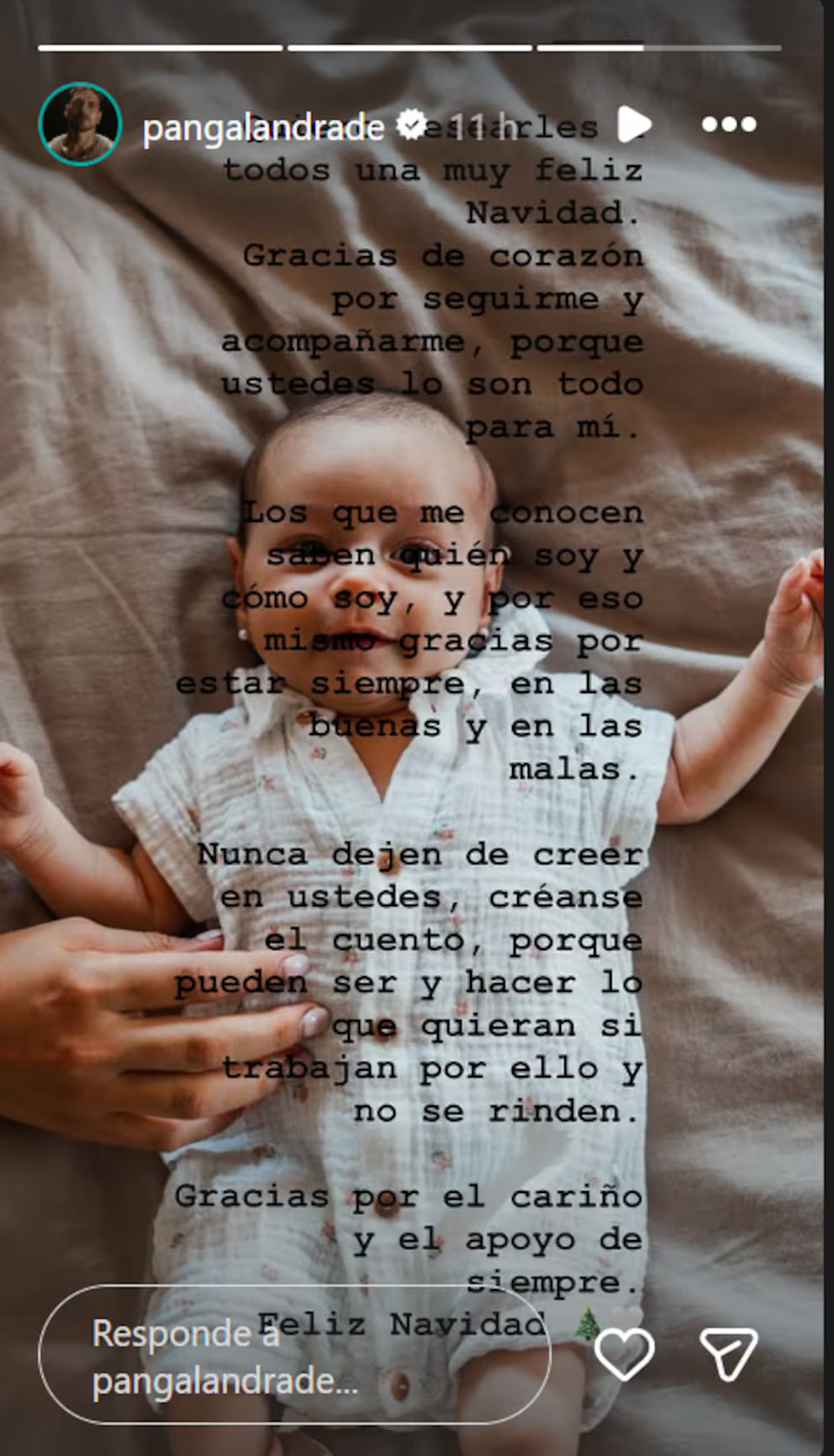 Instagram Storie de Pangal Andrade