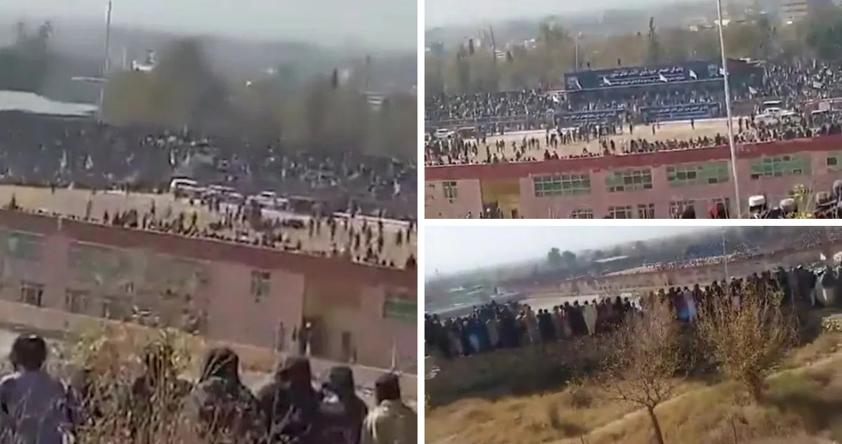 Talibanes obligan a niño de 13 años a ejecutar a un asesino frente a 80.000 personasTalibanes obligan a niño de 13 años a ejecutar a un asesino frente a 80.000 personas