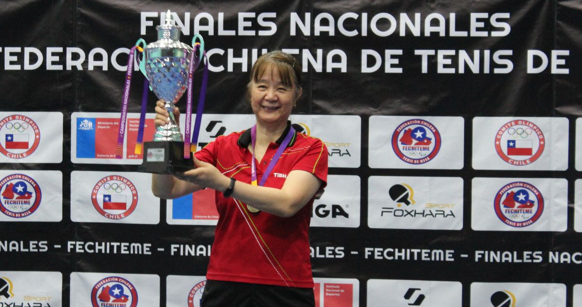 Tania Zeng, campeona nacional de tenis de mesa